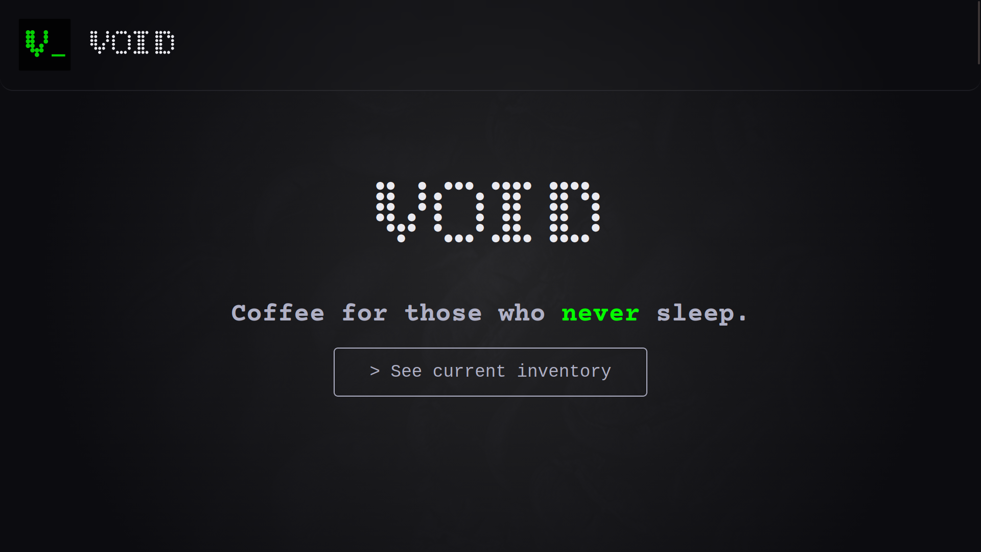 v0id coffee